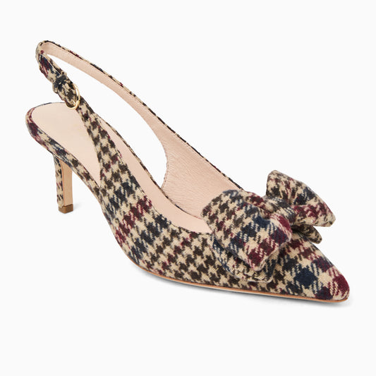 Maclean Bow Sling - Plaid Fabric