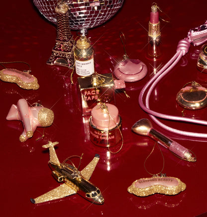 Ornament glass airplane