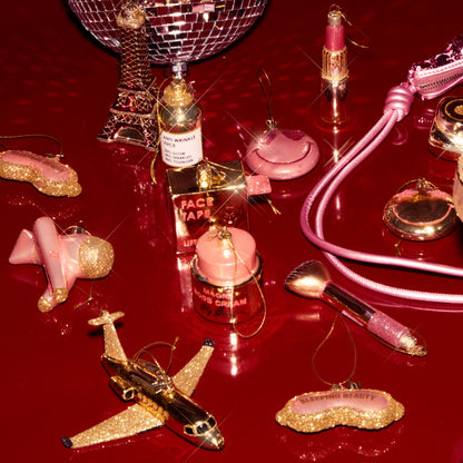 Ornament glass airplane