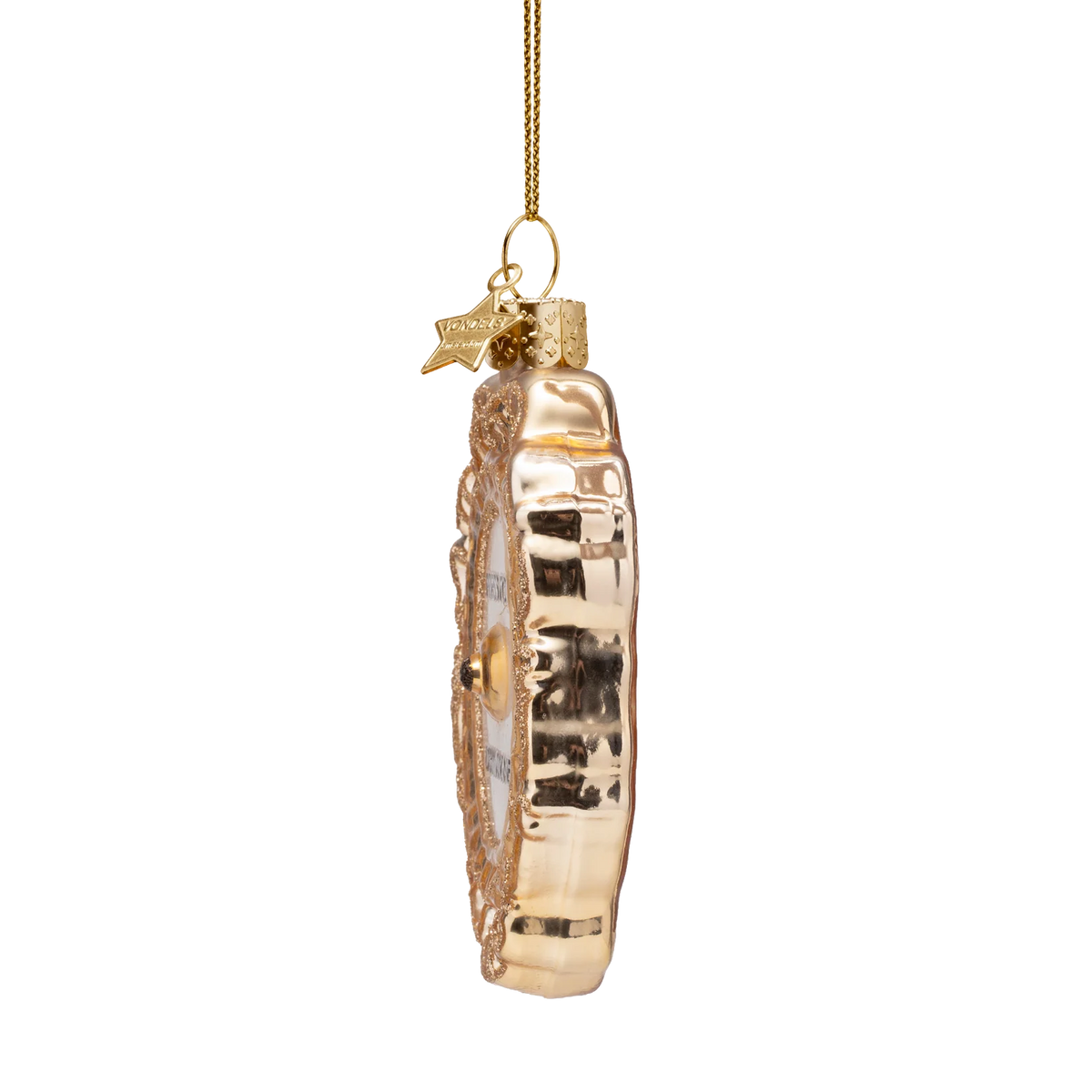 Ornament glass press for champagne