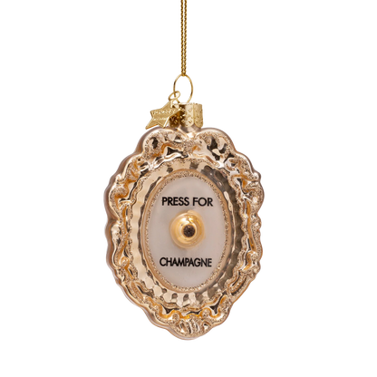 Ornament glass press for champagne