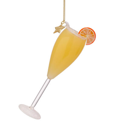 Ornament glass cocktail mimosa