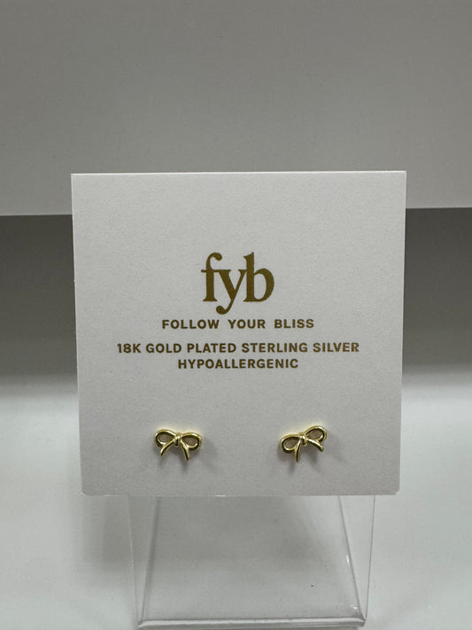 Petite Bow Stud