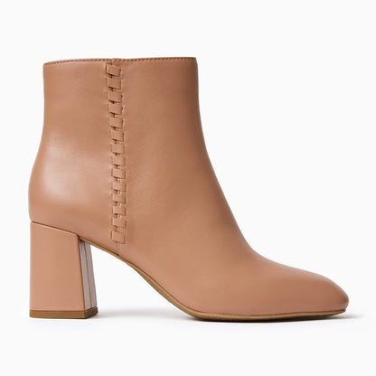 Augustine Bootie - Nappa Leather - Café Au Lait