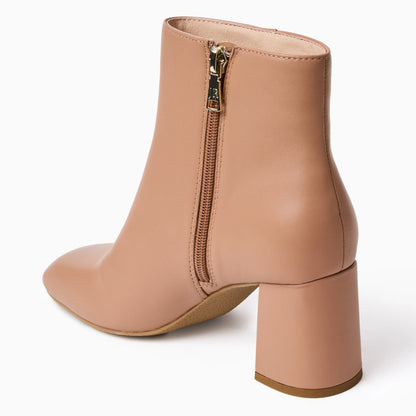 Augustine Bootie - Nappa Leather - Café Au Lait