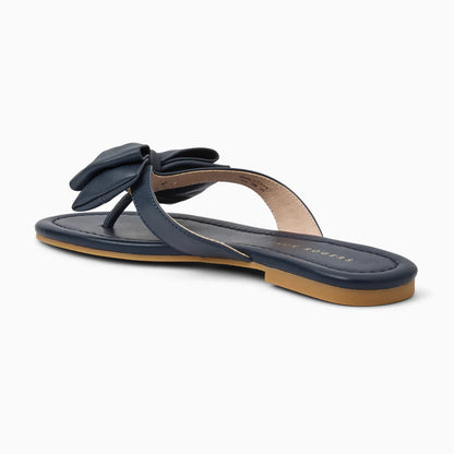 Vannah Bow Sandal - Midnite