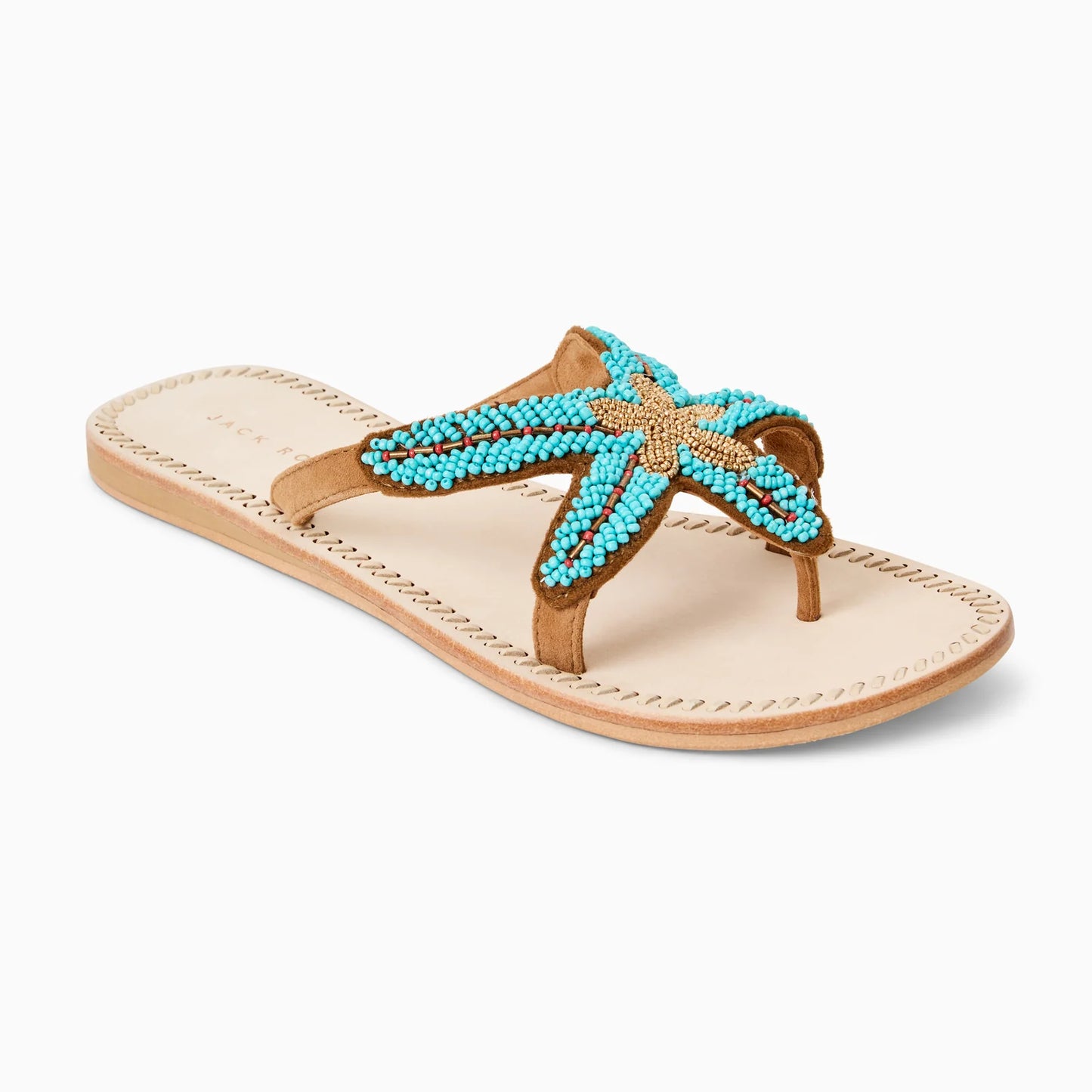 Starland Beaded Sandal - Turquoise