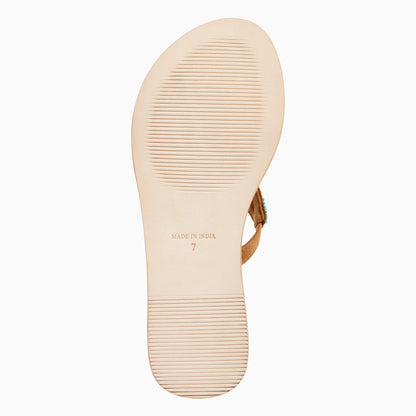 Starland Beaded Sandal - Turquoise