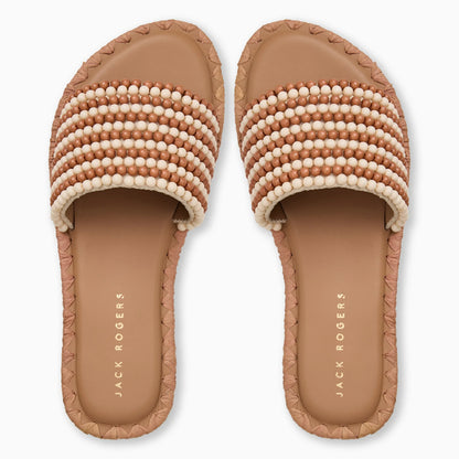 Savanah Beaded Slide - Ivory