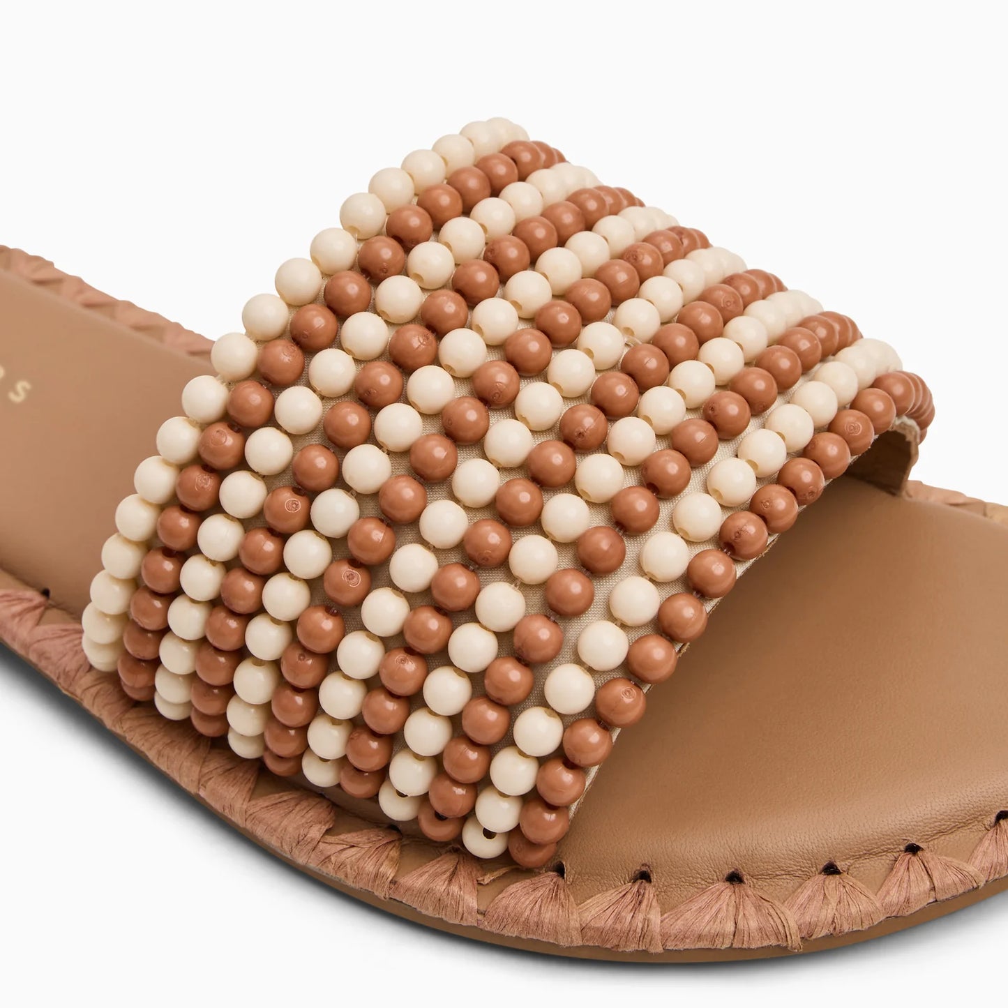 Savanah Beaded Slide - Ivory