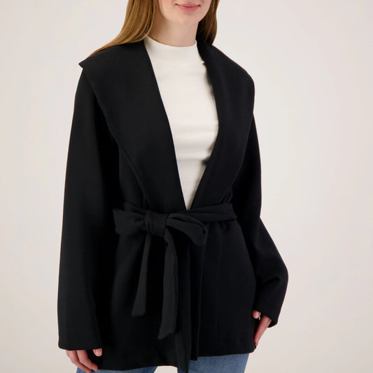Luxe Wrap Cardigan - Very Black