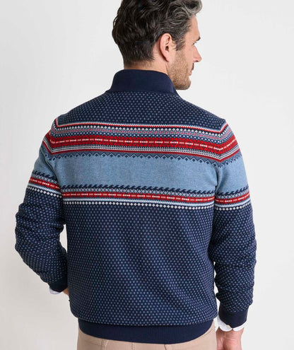 Men's Fishing Fair Isle Quarter-Zip