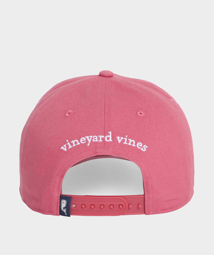 American Flag Hi-Pro Trucker Hat - Vineyard Red