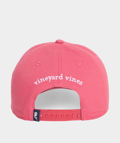 American Flag Hi-Pro Trucker Hat - Vineyard Red