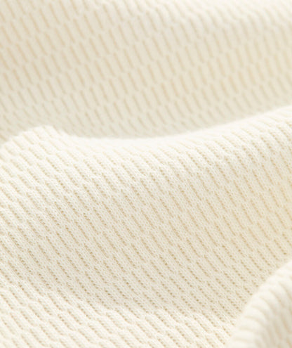 Garment-Dyed Waffle Henley - Stone