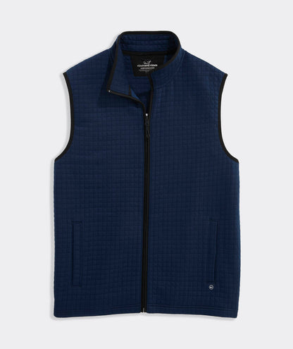 Quilted Navigator Vest - Blue Blazer