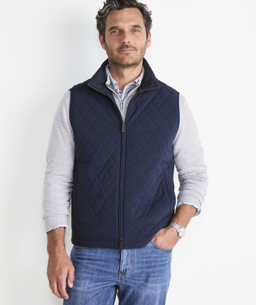 Dorset Quilted Vest - Nautical Navy