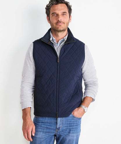 Dorset Quilted Vest - Nautical Navy