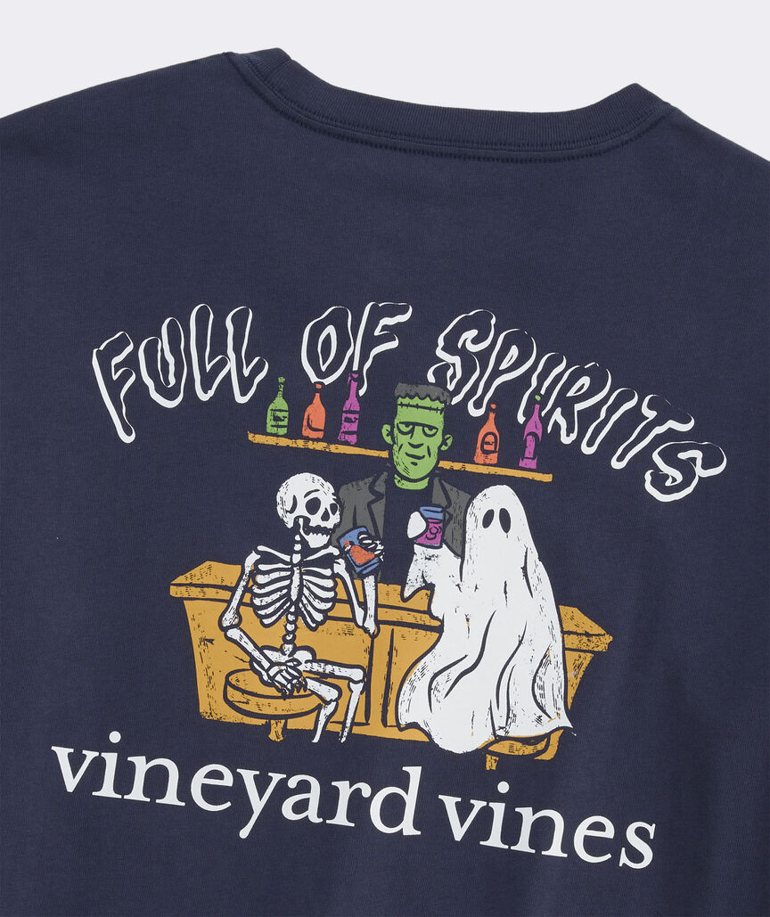 Full of Spirits Long-Sleeve Pocket Tee