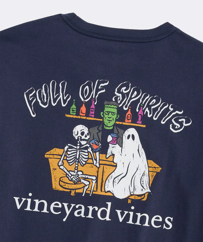 Full of Spirits Long-Sleeve Pocket Tee