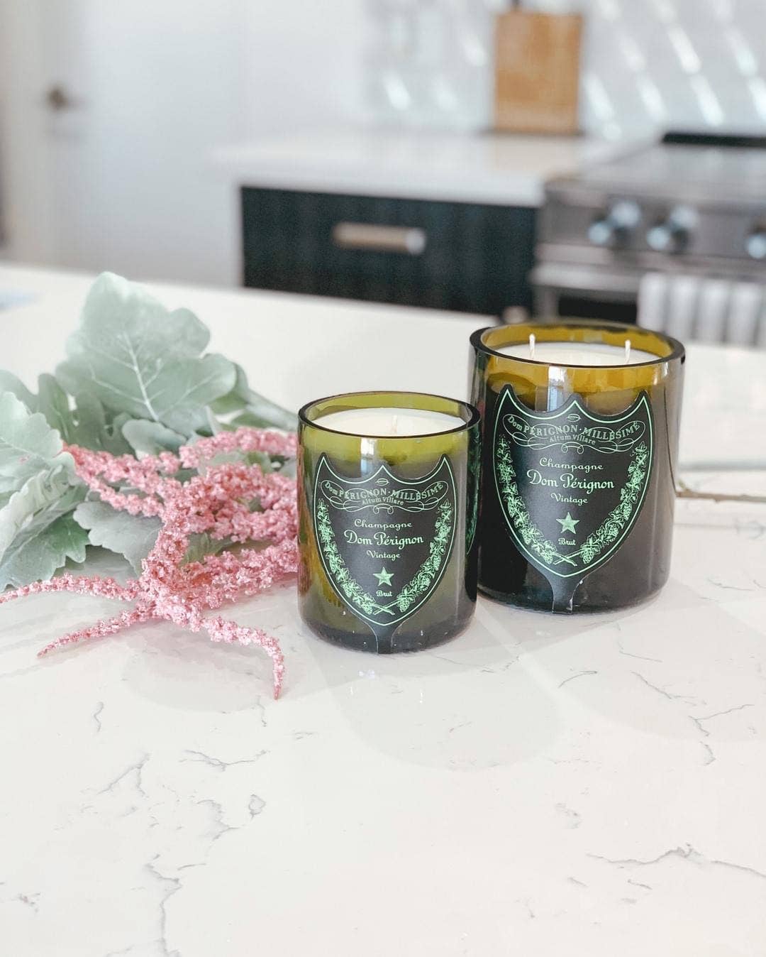 Recycled Dom Luminous Candle: Holiday Exclusive: Pomegranate Cider