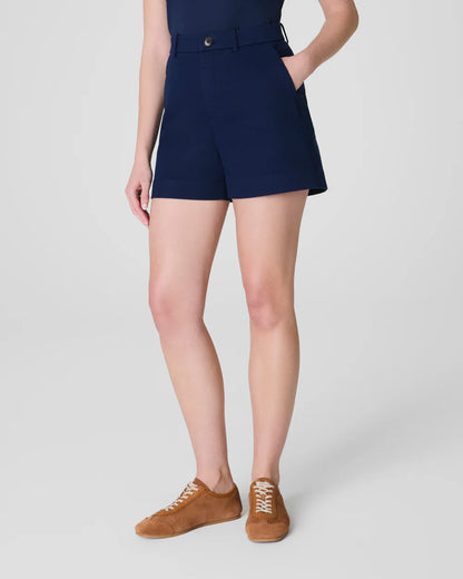 SPANXsupersmooth™ Stretch Twill Short, 5" - Timeless Navy