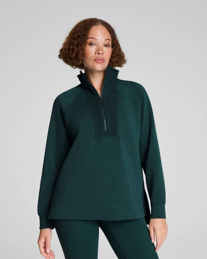 SPANX AirEssentials® Brushed Half Zip Tunic - Meridian