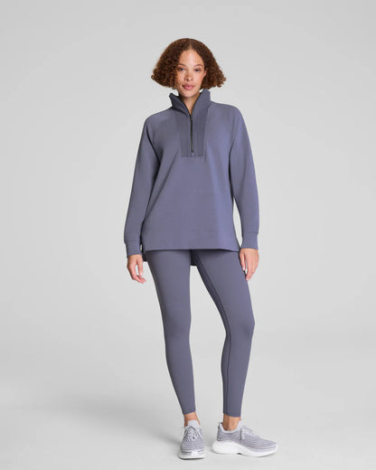 SPANX AirEssentials® Brushed Half Zip Tunic - Pewter