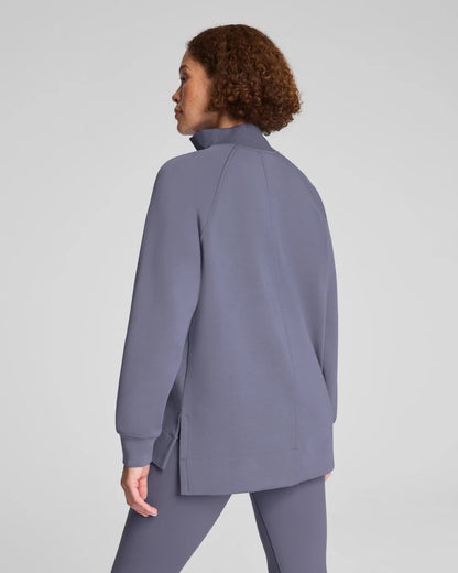SPANX AirEssentials® Brushed Half Zip Tunic - Pewter