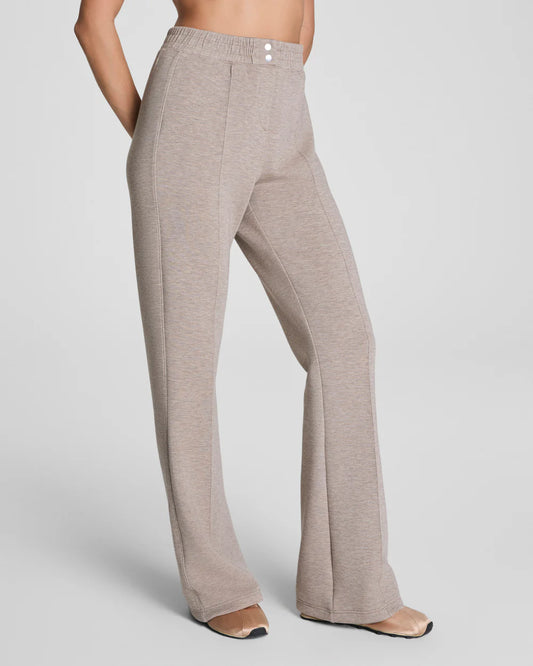 SPANX AirEssentials® Brushed Flare Pant - Birch Heather