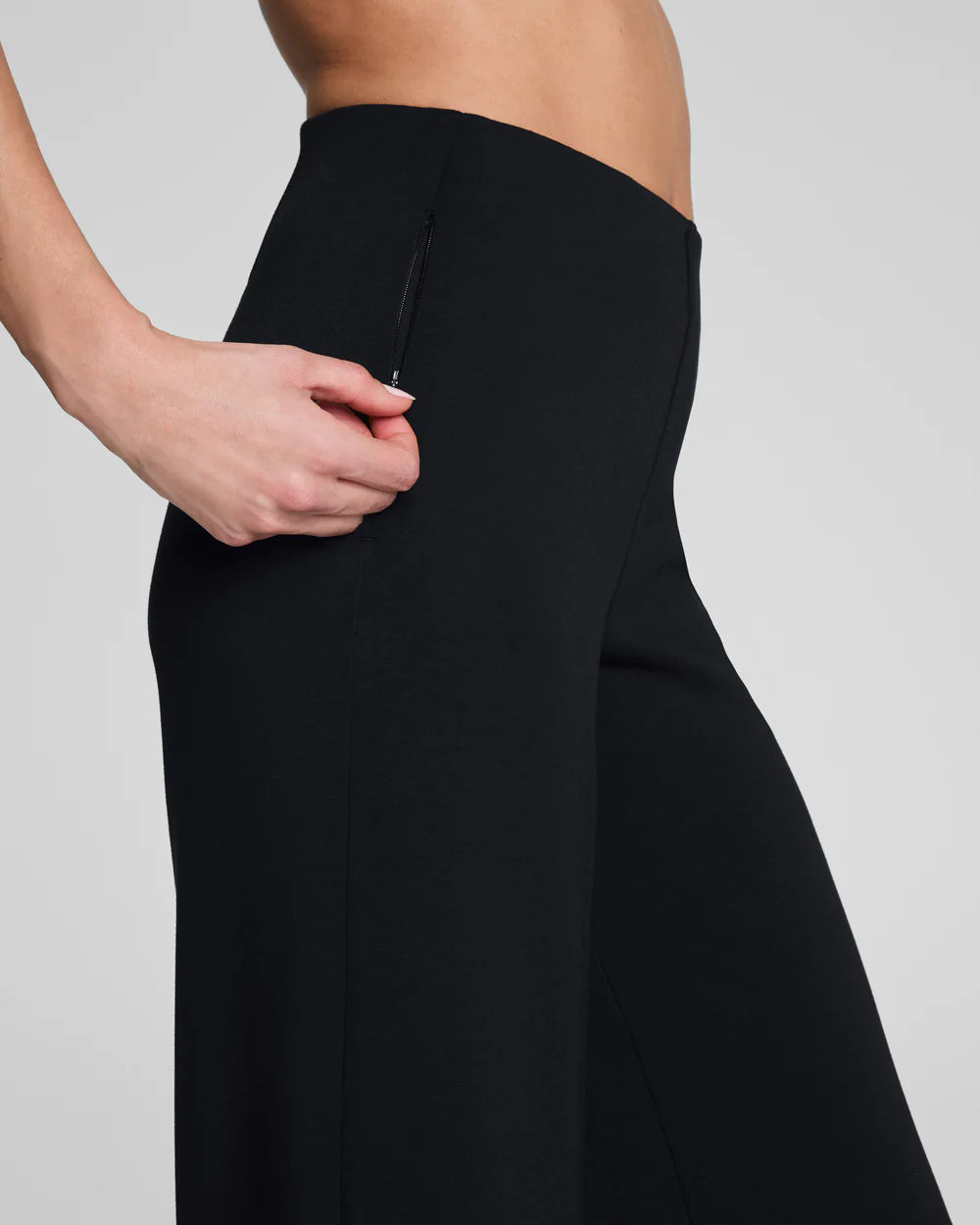 SPANX AirEssentials® Zero Waistband Wide Leg Pant - Very Black