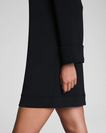 SPANX Airessentials Turtleneck Dress - Very Black