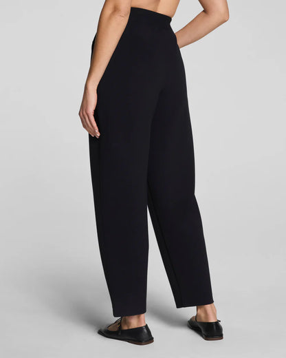 SPANX AirEssentials® French Rib Barrel Leg Pant - Very Black