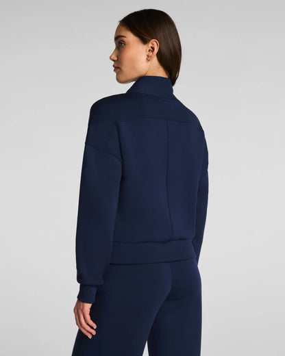 Shawl Collar Half Zip - Timeless Navy