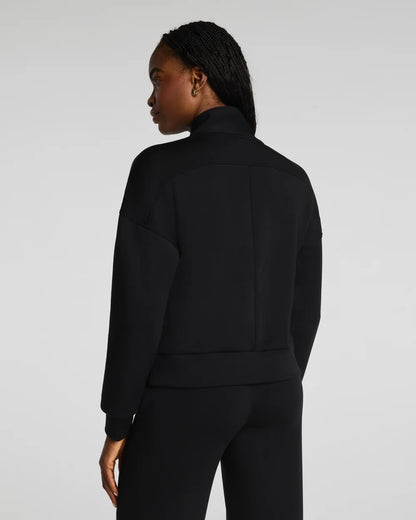 SPANX AirEssentials® Shawl Collar Half Zip - Very Black