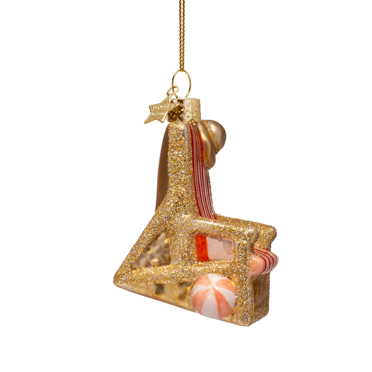 Ornament glass beach chair