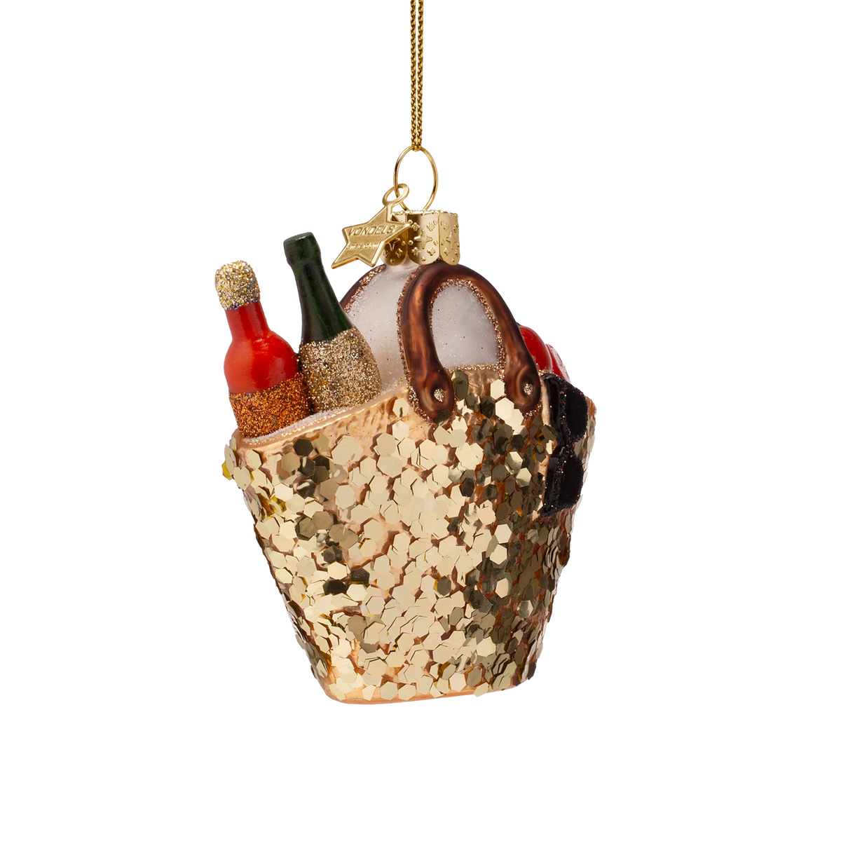 Ornament glass beach bag