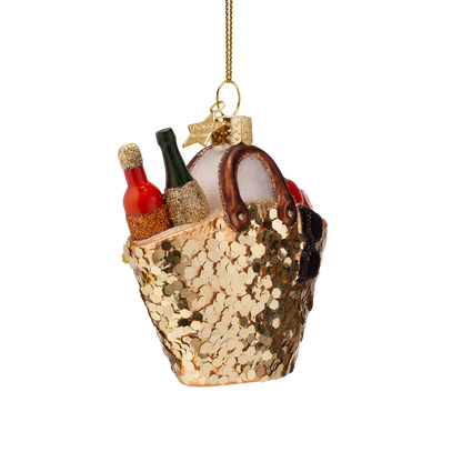 Ornament glass beach bag