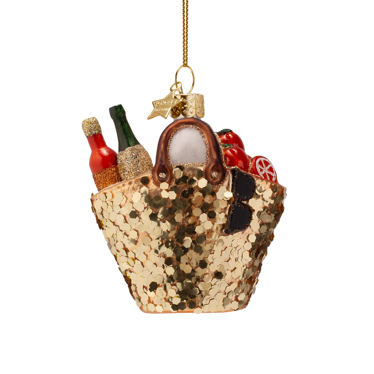 Ornament glass beach bag