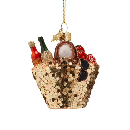 Ornament glass beach bag