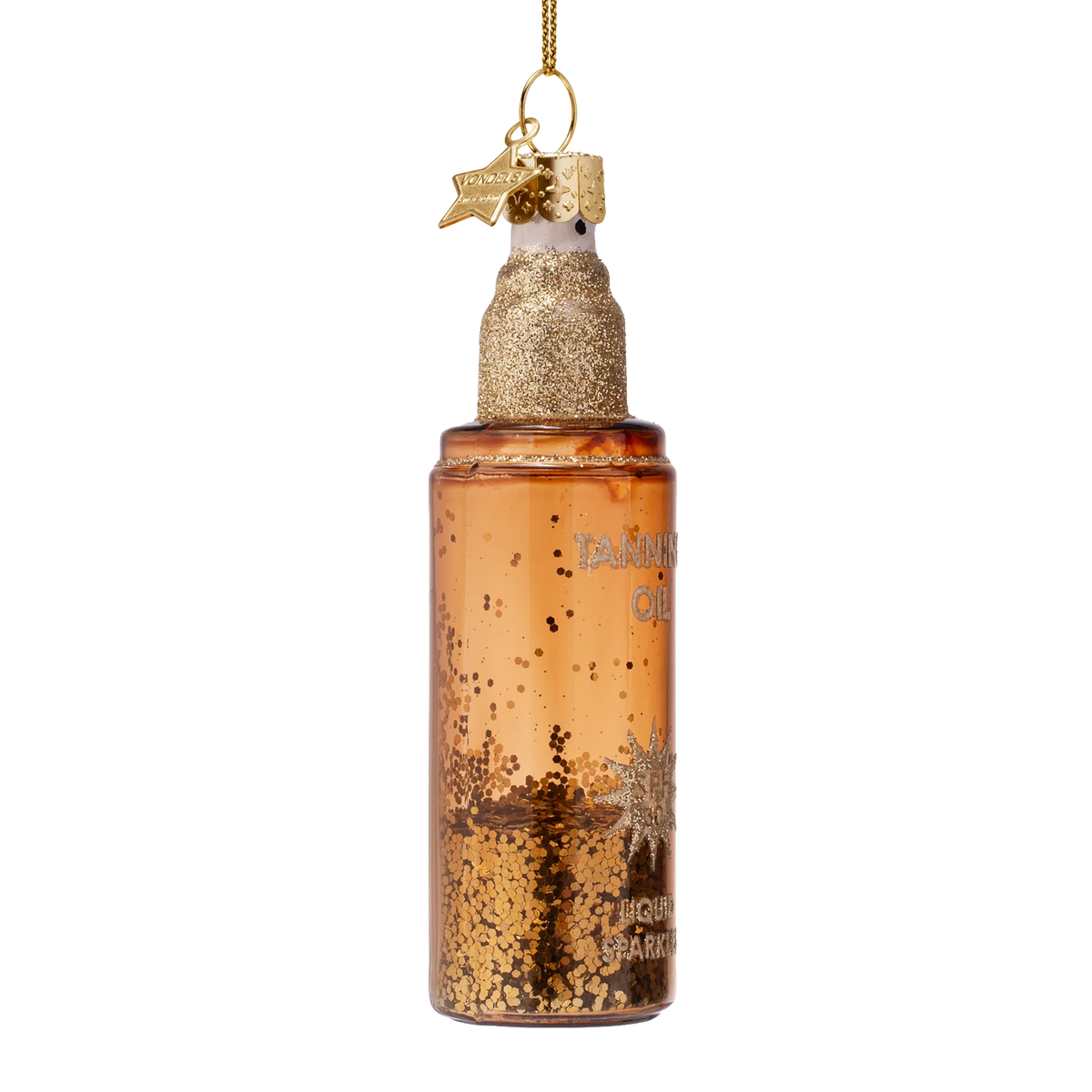 Ornament glass tanning oil