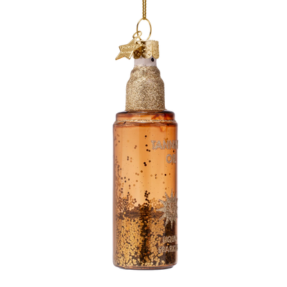Ornament glass tanning oil