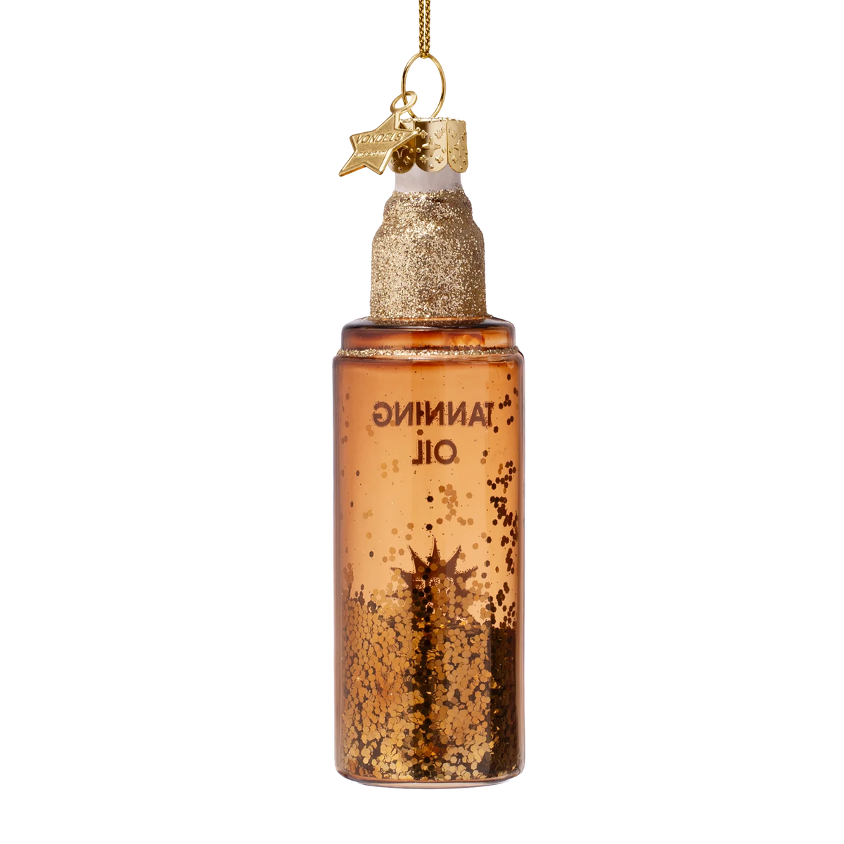 Ornament glass tanning oil
