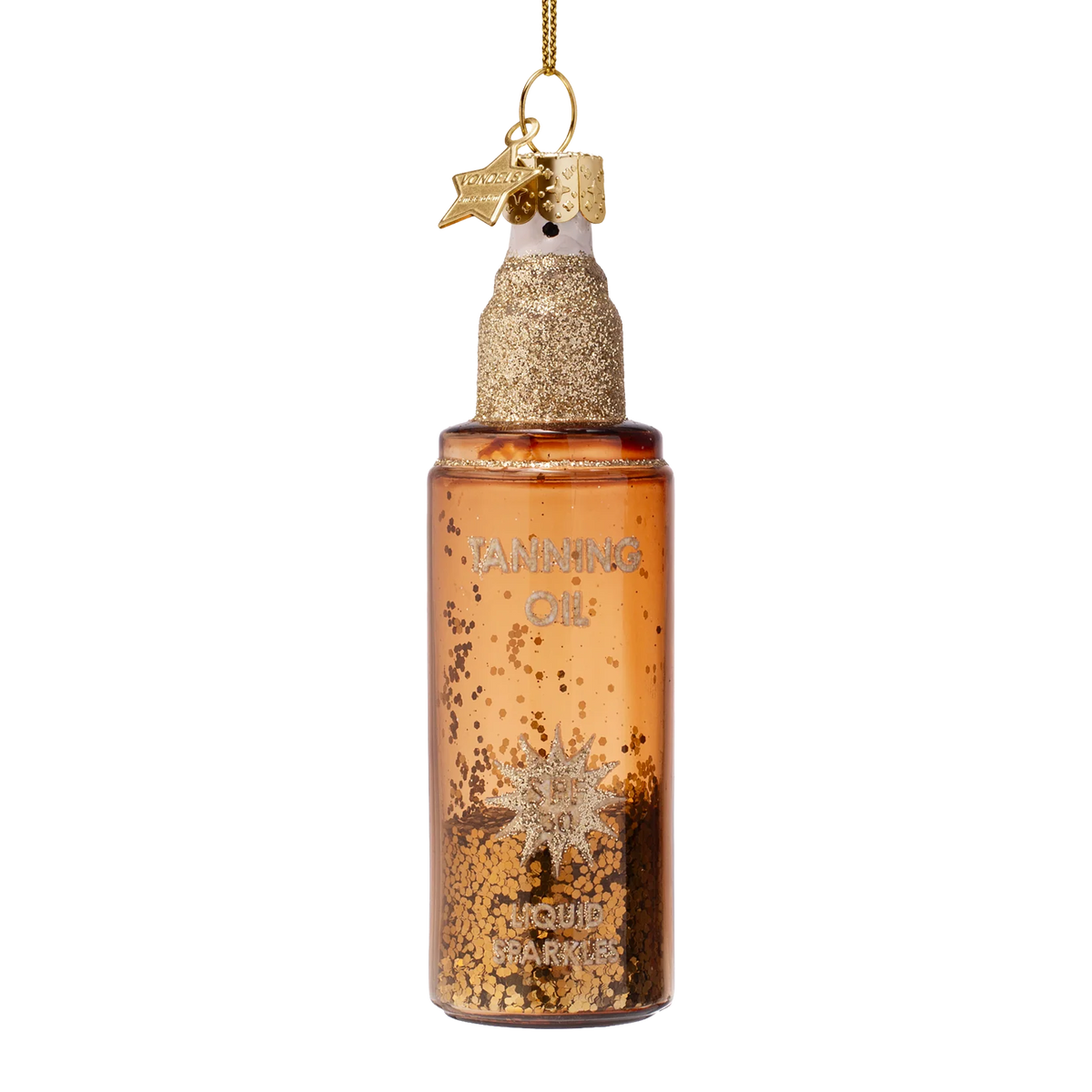 Ornament glass tanning oil