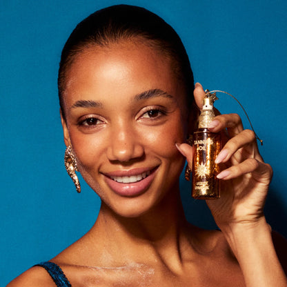 Ornament glass tanning oil