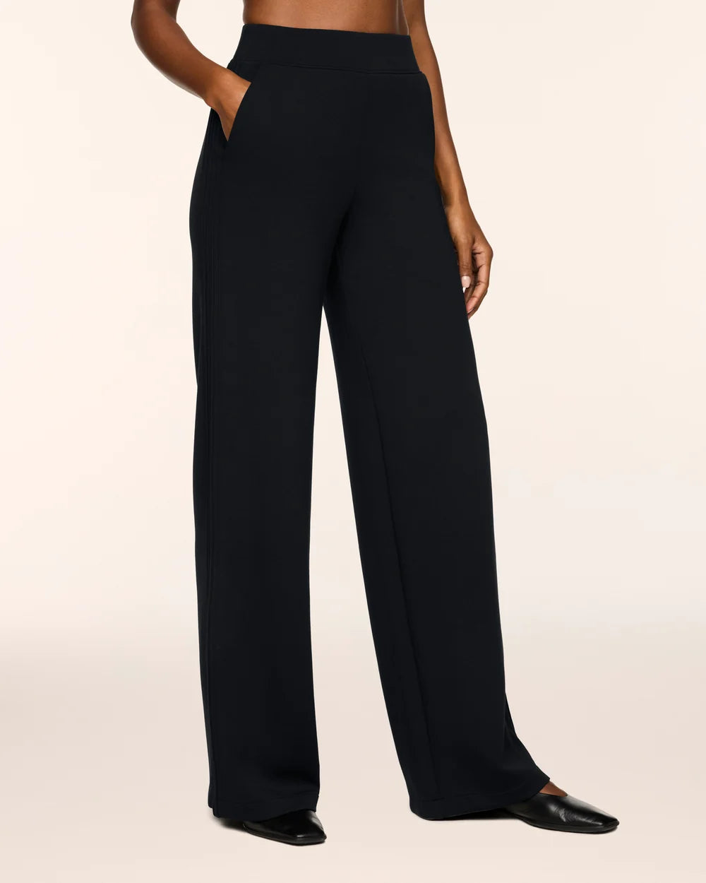 SPANX AirEssentials® Pintuck Wide Leg Pant - PETITE LENGTH