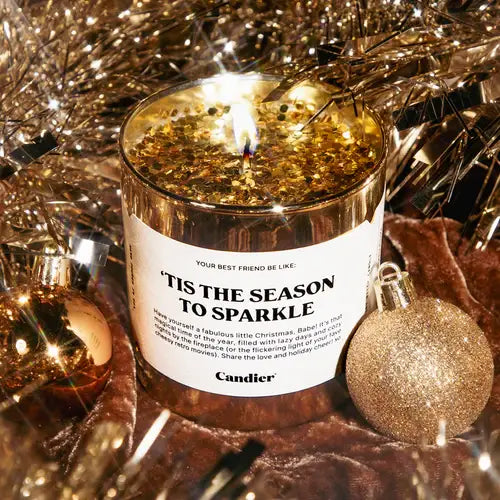 Tis the Season To Sparkle Candle