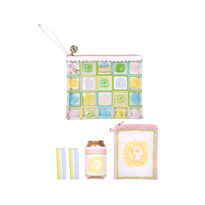 Beach Day Pouch - Sun Tiles Home
