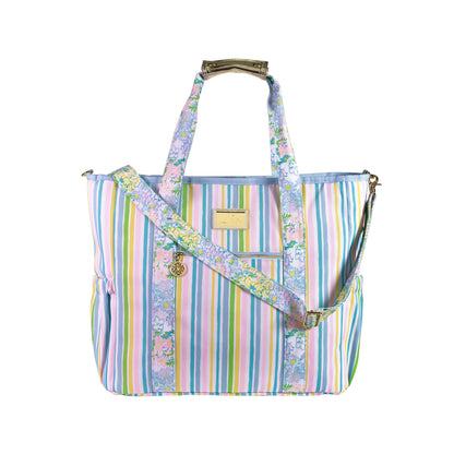 Cooler Bag - Lilly Garden Stripe