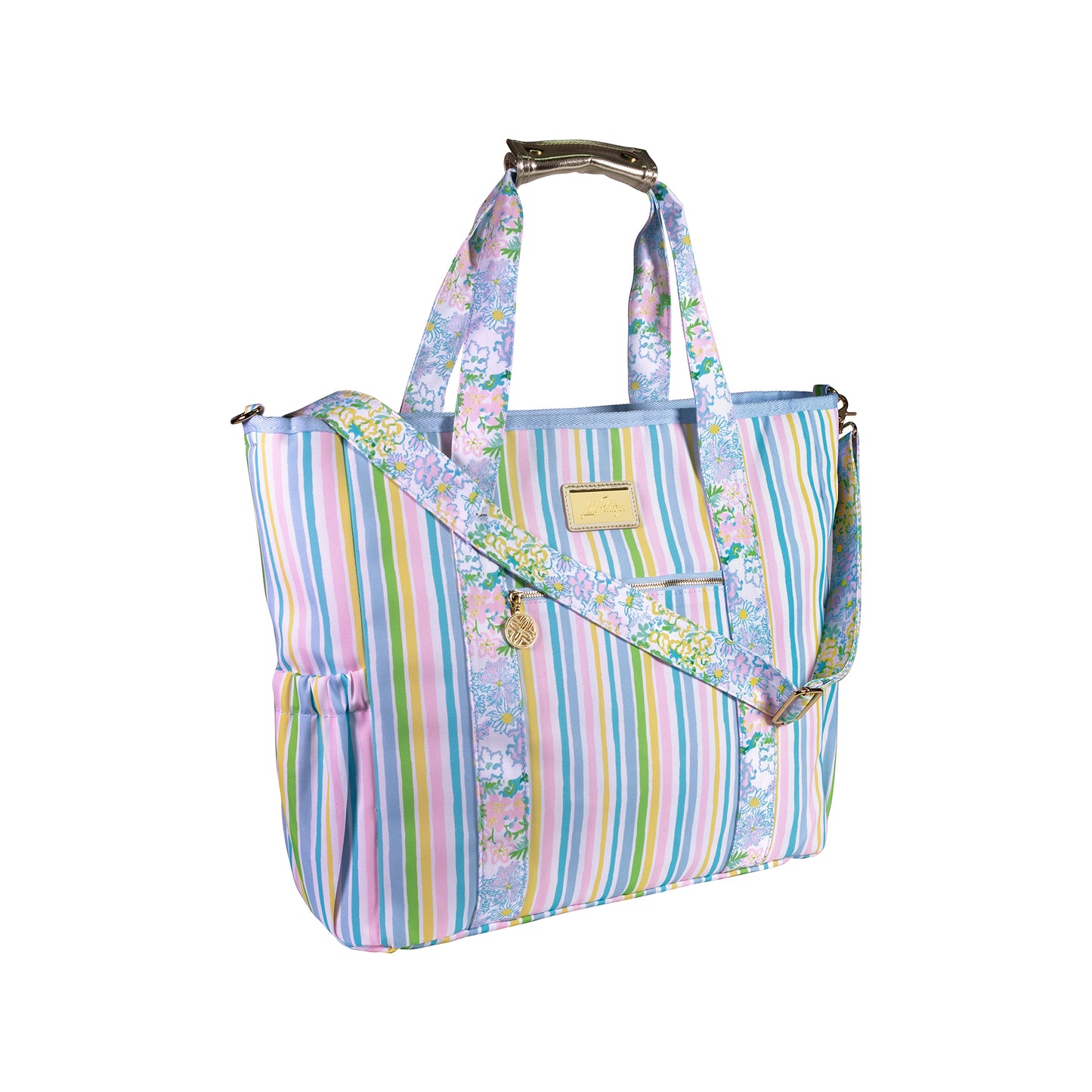 Cooler Bag - Lilly Garden Stripe